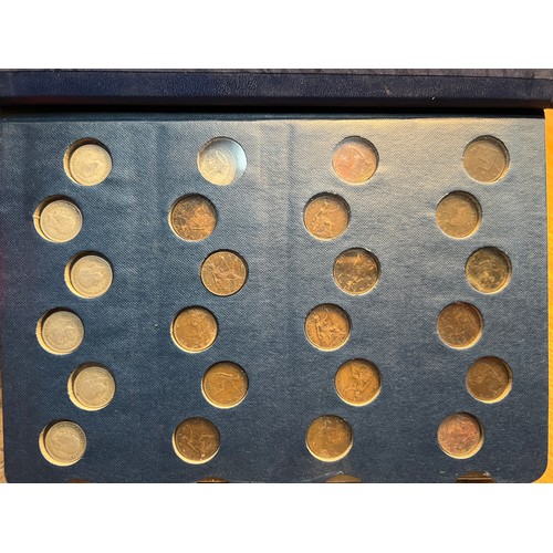 1 - blue folder coins...