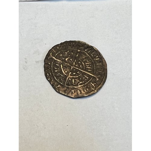 6 - Hammered Henry VII coin...