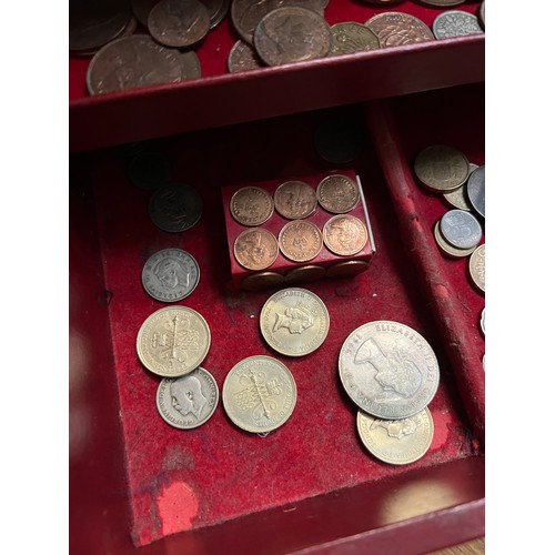 13 - box mixed coins...