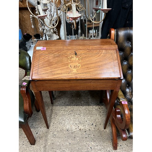 15 - inlaid writing desk...