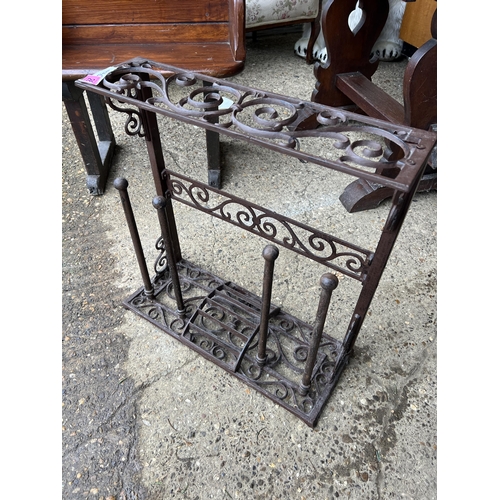 26 - cast iron boot stand...