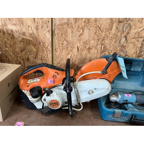 12 - Stihl TS410 petrol saw working order