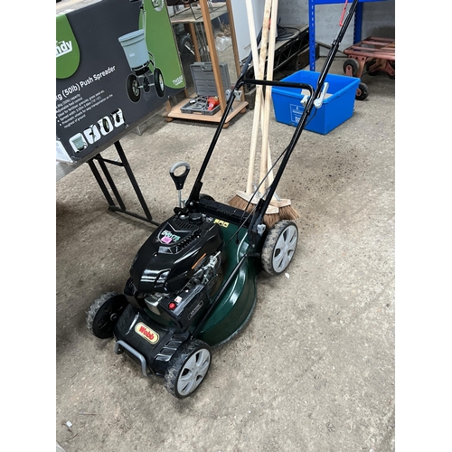 166 - Webb petrol mower SAS no grass bag