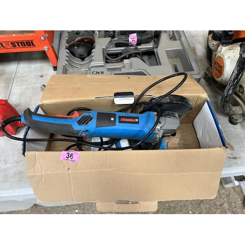 36 - 240v Ferrex angle grinder