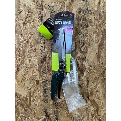 5 - new hand grass shears plus hand fork