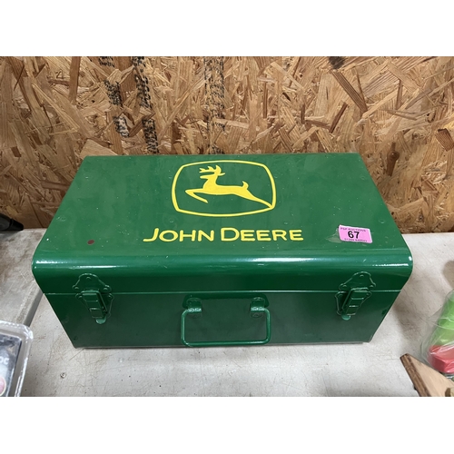 67 - John Deere tool box h