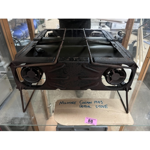 88 - US military 1943 Coleman petrol stove