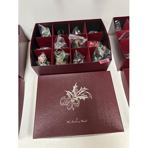 100 - Danbury mint box 12 Christmas decorations