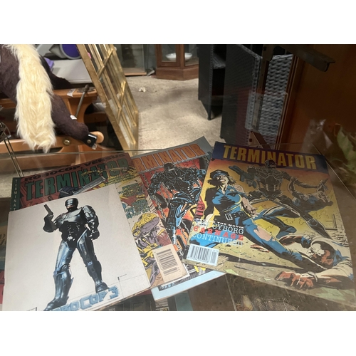 437 - Vintage the TERMINATOR comics no 4 , 6 & no 15 , 1992