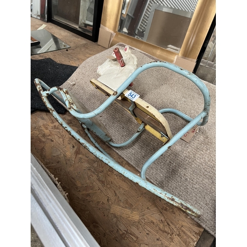 543 - vintage triang rocking horse