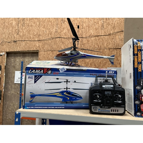 579 - RC helicopter ESKY