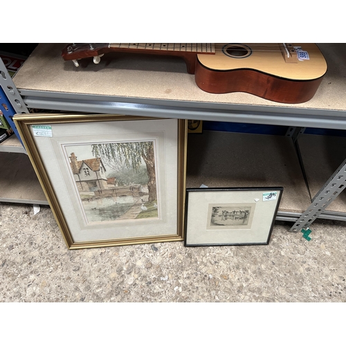 590 - 2 x framed pictures