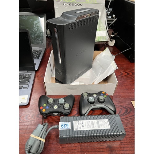 639 - XBOX 360 ELITE , boxed