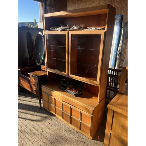 702 - mid century teak dresser unit Nathan