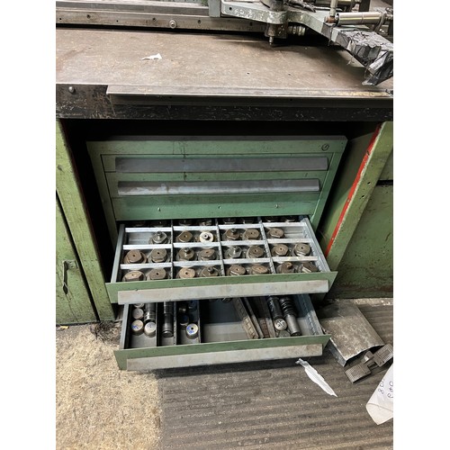 17 - Pierce All Punching Machine Lots of tooling in draws