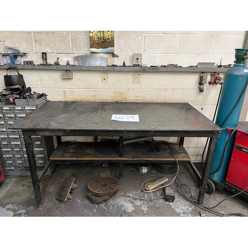 19 - Metal working bench...