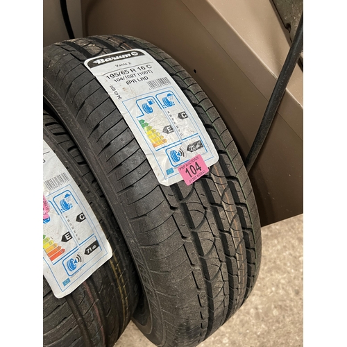 104 - New 195/65 R16 tyre