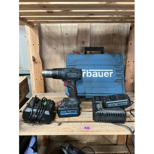 Erbauer cordless drill kit