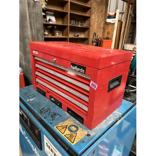 499 - Halfords tool box