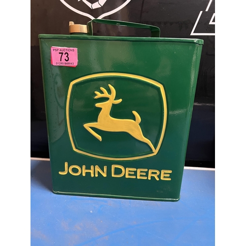 73 - John `Deere fuel can
