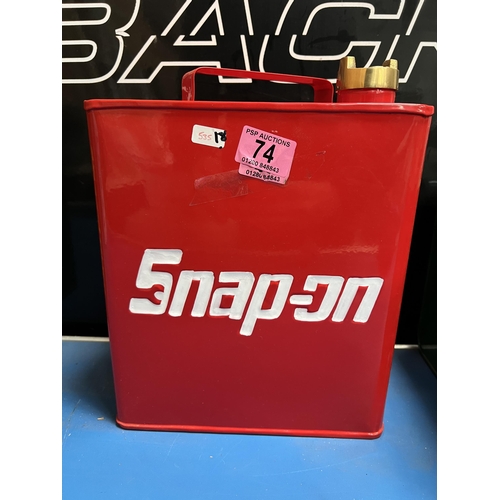 74 - Snap on fuel can