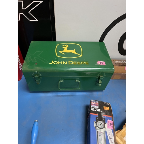 75 - John Deere tool box