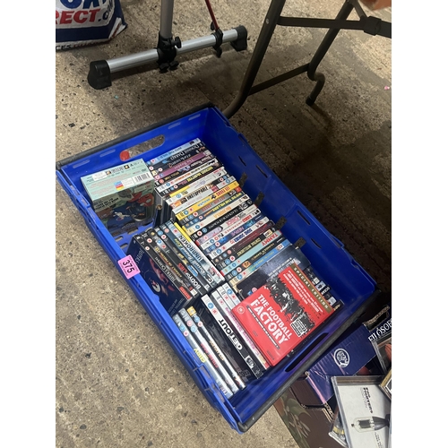 375 - tray DVD’s