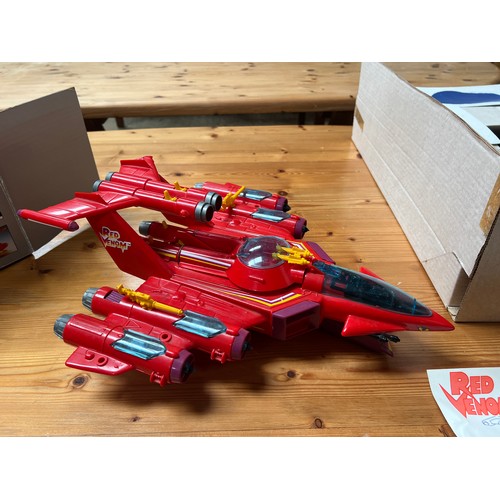 66 - vintage boxed MANTA FORCE RED VENOM by bluebird