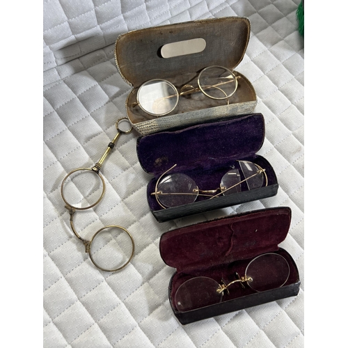 57 - Qty vintage glasses specs