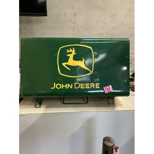 137 - John Deere tool box