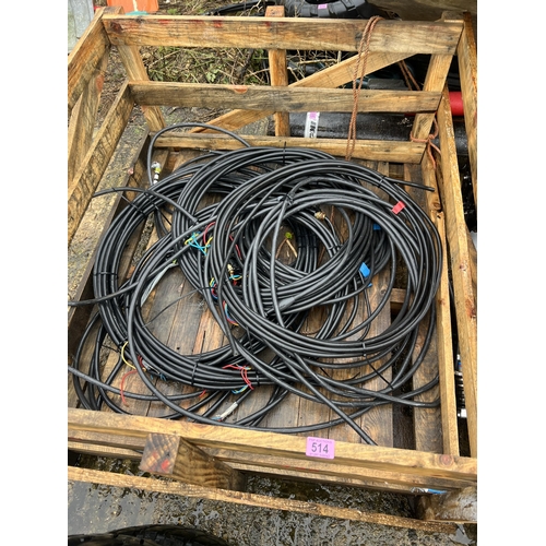 514 - crate armoured cable lengths