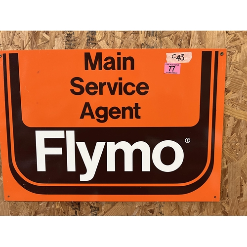 77 - FLYMO main service agent sign