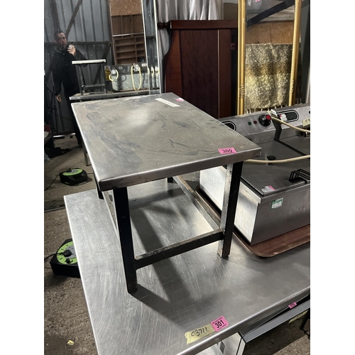 300 - small stainless steel table