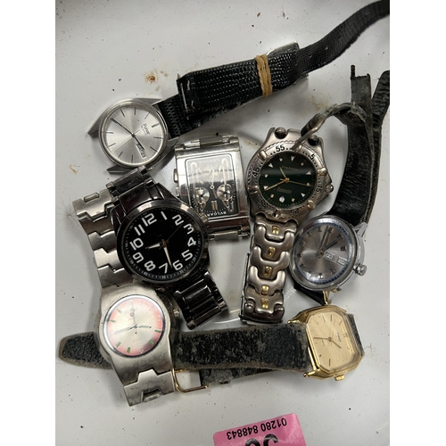 35 - 7 x wrist watches a/f , clearance find