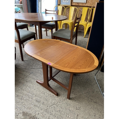 410 - mid century teak drop leaf coffee table model 5694