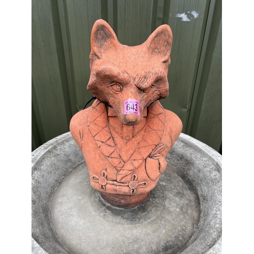 643 - concrete Mr Fox