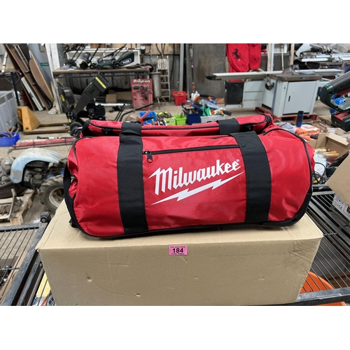 184 - new Milwaukee tool bag