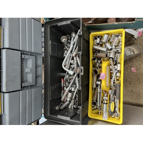 250 - tool box plus contents