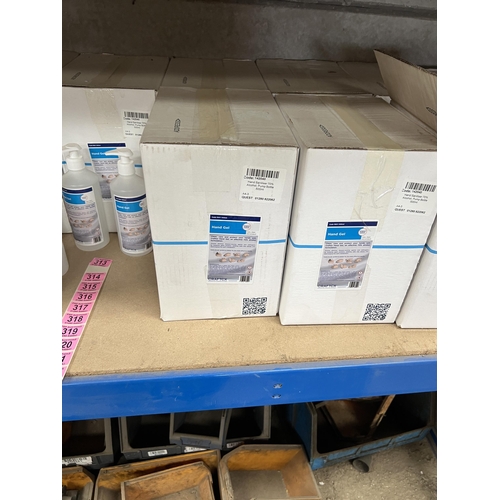 317 - 1 x box , 10 x 500ml , pump bottle hand sanitizer