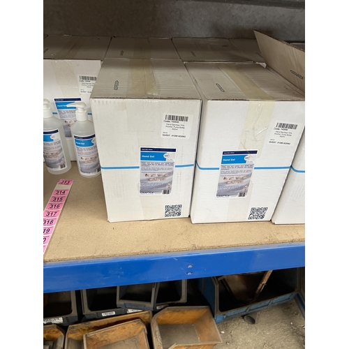 319 - 1 x box , 10 x 500ml , pump bottle hand sanitizer