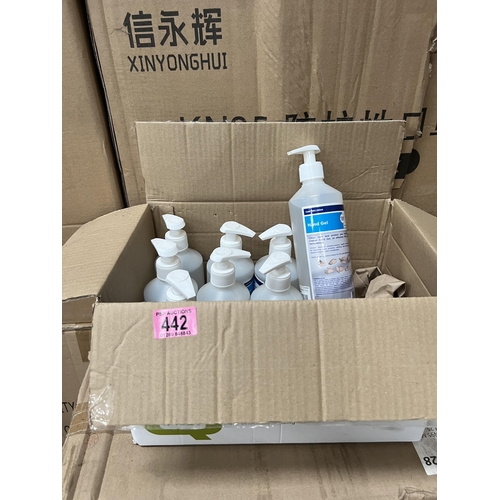 442 - 8 x 500ml hand gel