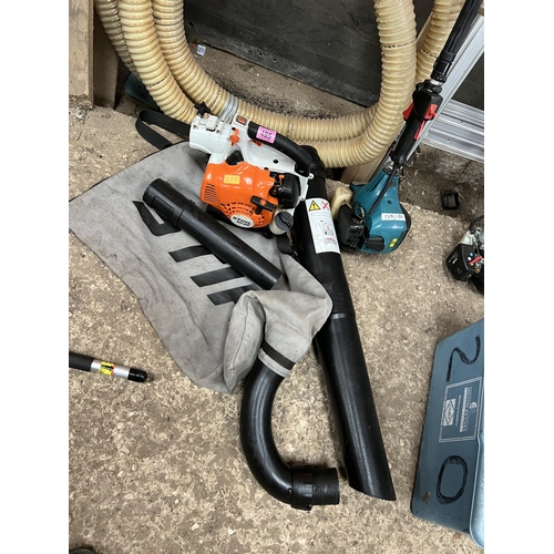 485 - 2005 Stihl SH85 blower no , starts but cuts out , no 100