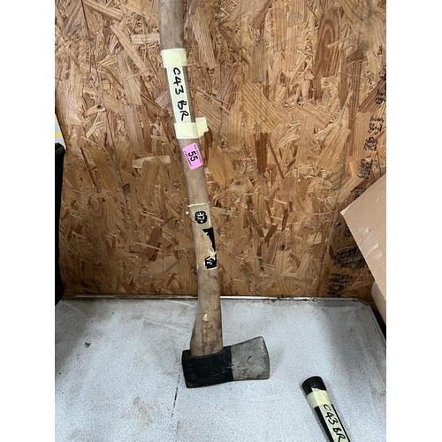 55 - long handled axe