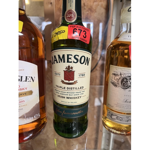 673 - 700ml Jameson Irish Whiskey