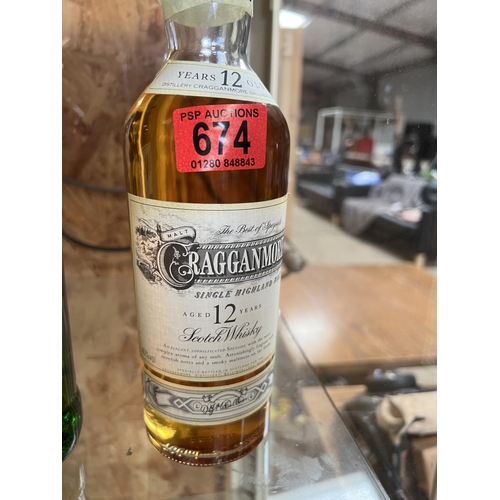 674 - 70cl scotch whiskey