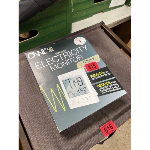 815 - new boxed electricity monitor