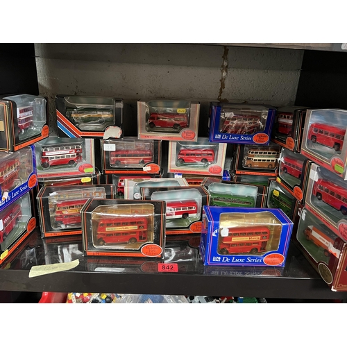 842 - Qty die cast boxed EFE buses