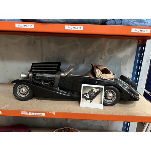 596 - POCHER 1/8 large scale details model Mercedes , a/f