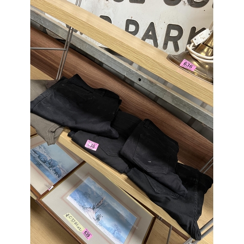 638 - 5 x ladies jeans