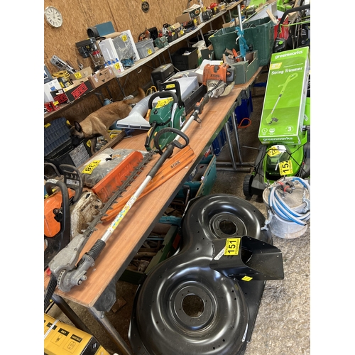 135 - Stihl petrol pole hedge cutter SAS